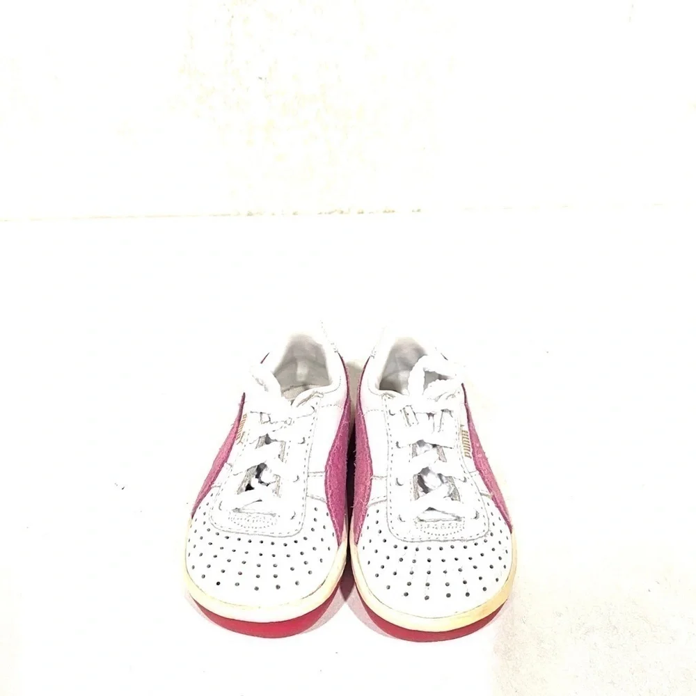 PUMA Gv special pink and white low top sneakers size 2